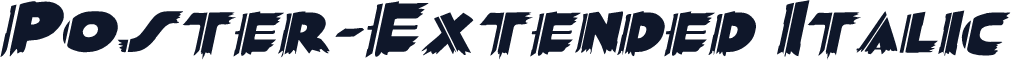 Poster-Extended Italic