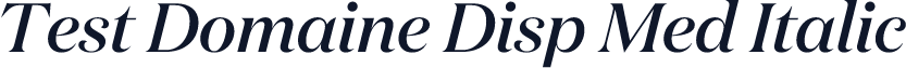 Test Domaine Disp Med Italic
