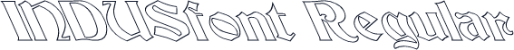 INDUSfont Regular