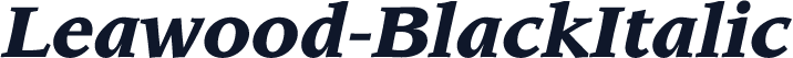 Leawood-BlackItalic