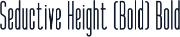 Seductive Height (Bold) Bold