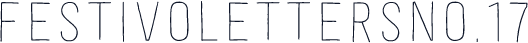 FestivoLettersNo.17