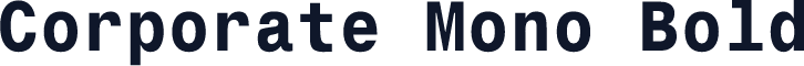 Corporate Mono Bold