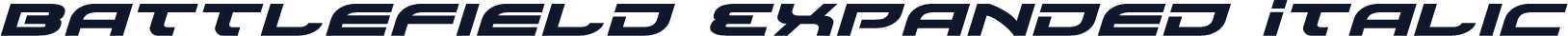 Battlefield Expanded Italic