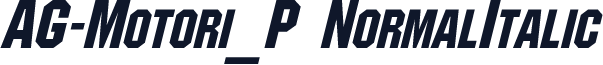 AG-Motori_P NormalItalic