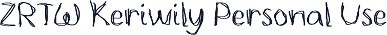 ZRTW Keriwily Personal Use