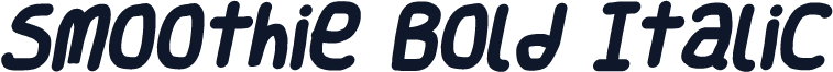 Smoothie Bold Italic