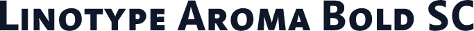 Linotype Aroma Bold SC