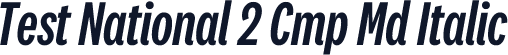 Test National 2 Cmp Md Italic