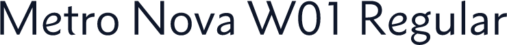 Metro Nova W01 Regular