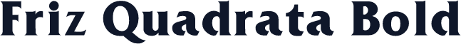 Friz Quadrata Bold