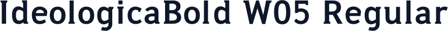 IdeologicaBold W05 Regular