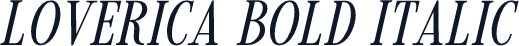 Loverica Bold Italic