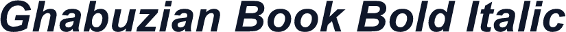 Ghabuzian Book Bold Italic