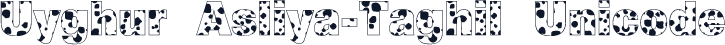 Uyghur Asliya-Taghil Unicode