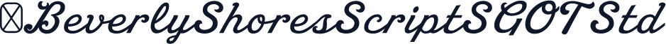 ☞BeverlyShoresScriptSGOTStd