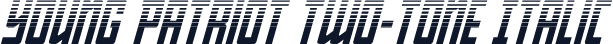Young Patriot Two-Tone Italic