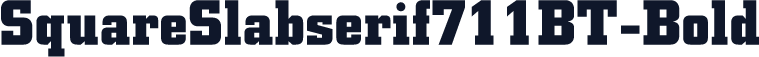 SquareSlabserif711BT-Bold