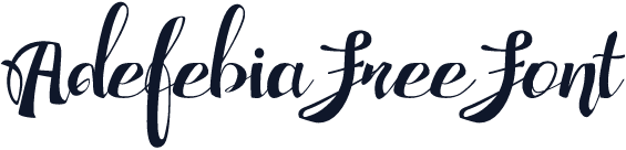Adefebia Free Font