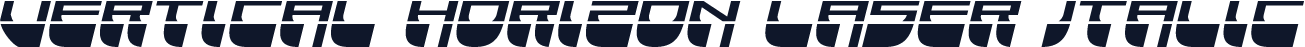 Vertical Horizon Laser Italic