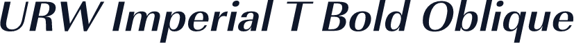 URW Imperial T Bold Oblique
