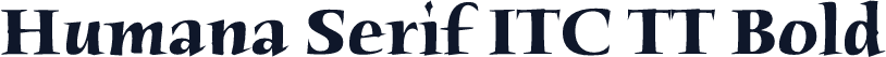 Humana Serif ITC TT Bold