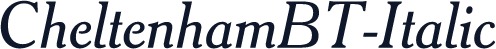 CheltenhamBT-Italic