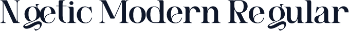 Ngetic Modern Regular