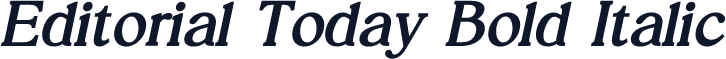 Editorial Today Bold Italic
