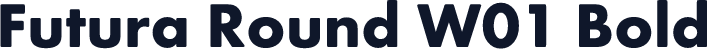 Futura Round W01 Bold