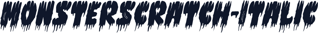 MonsterScratch-Italic