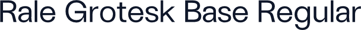 Rale Grotesk Base Regular