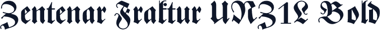 Zentenar Fraktur UNZ1L Bold