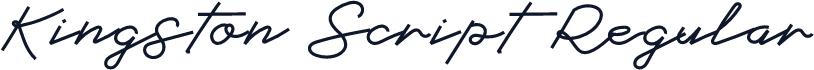 Kingston Script Regular