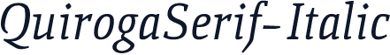 QuirogaSerif-Italic