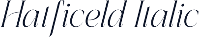 Hatficeld Italic
