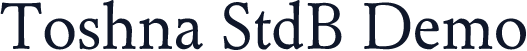 Toshna StdB Demo