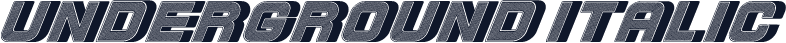 Underground Italic