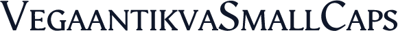 VegaantikvaSmallCaps