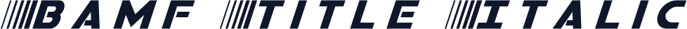 Bamf Title Italic