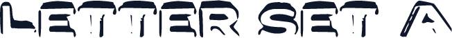 Letter Set A