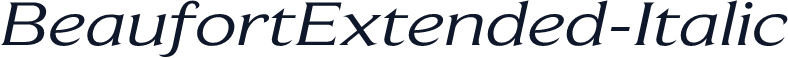 BeaufortExtended-Italic