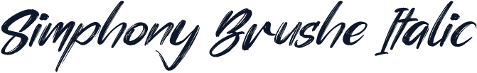 Simphony Brushe Italic