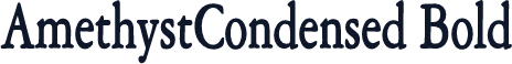 AmethystCondensed Bold