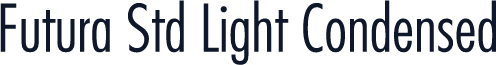 Futura Std Light Condensed