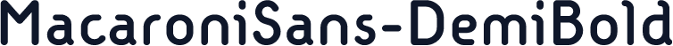 ☞MacaroniSans-DemiBold