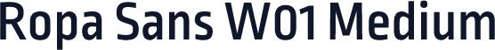 Ropa Sans W01 Medium