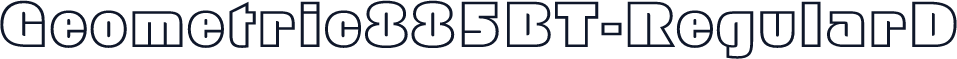 Geometric885BT-RegularD