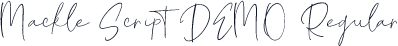 Mackle Script DEMO Regular