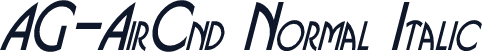AG-AirCnd Normal Italic